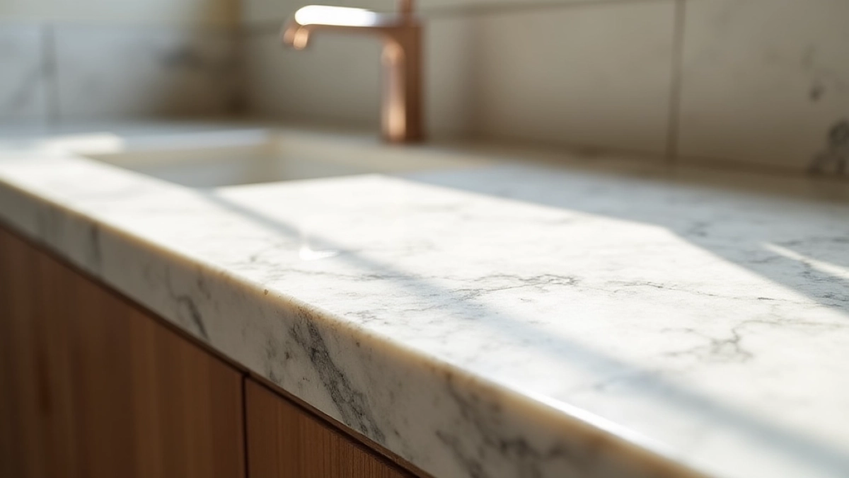 blat łazienkowy z kamienia