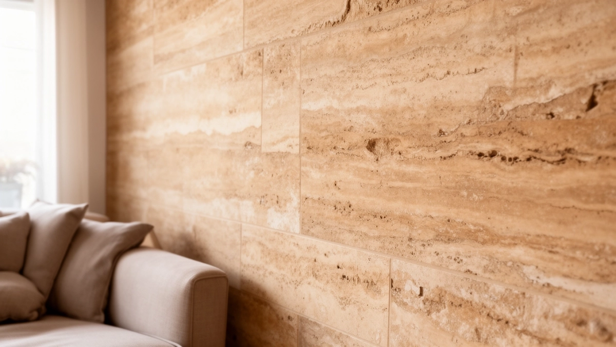 Efekt kamienia na ścianie