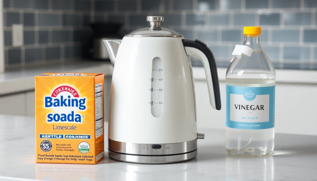Jak odkamienić czajnik sodą i octem