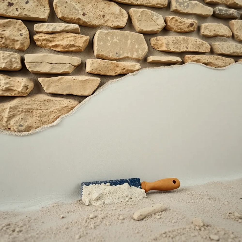 Jak otynkować ścianę z kamienia