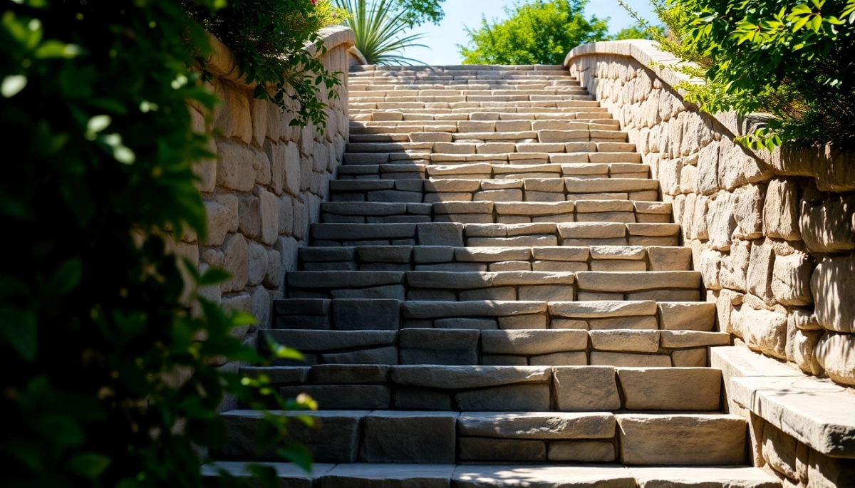 Schody zewnętrzne z kamienia cena