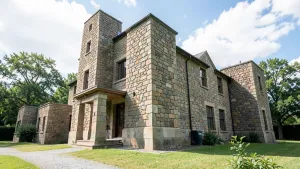 budowa domu z kamienia polnego