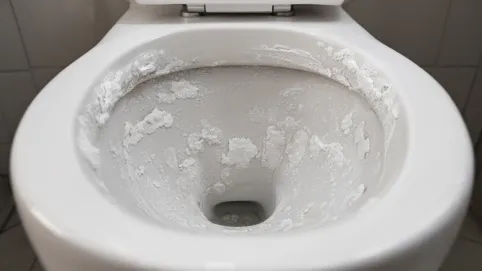 czyszczenie toalety z kamienia