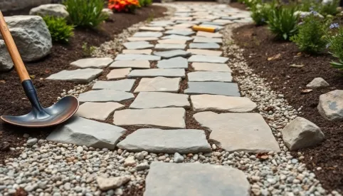 Jak układać chodnik z kamienia łupanego