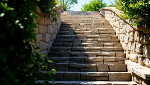 Schody zewnętrzne z kamienia cena