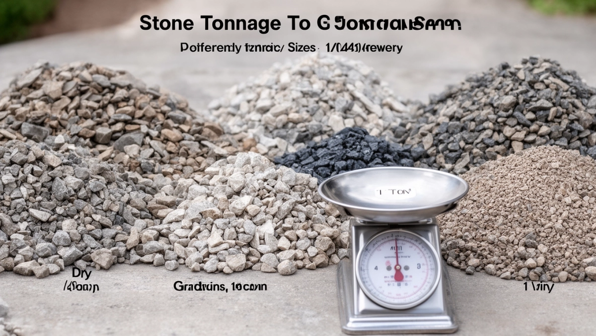 tona kamienia ile to m3