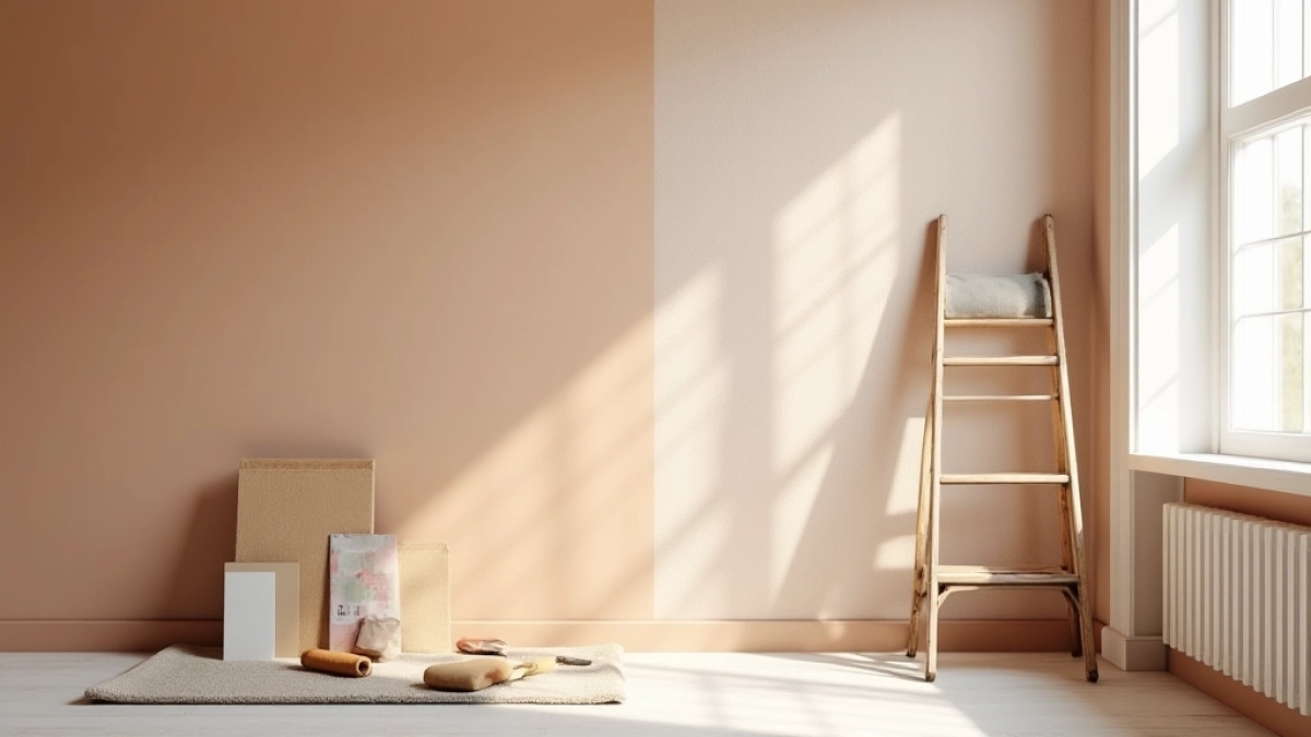 wykończenie wnętrz jak malować ściany dekoracje ścienne